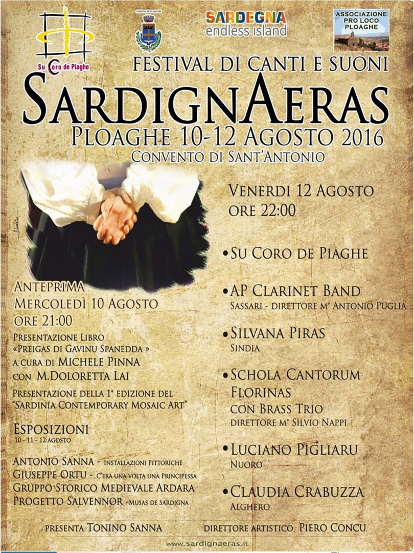 Festival di canti e suoni SardignAreas Ploaghe 10-12 Agosto 2016
