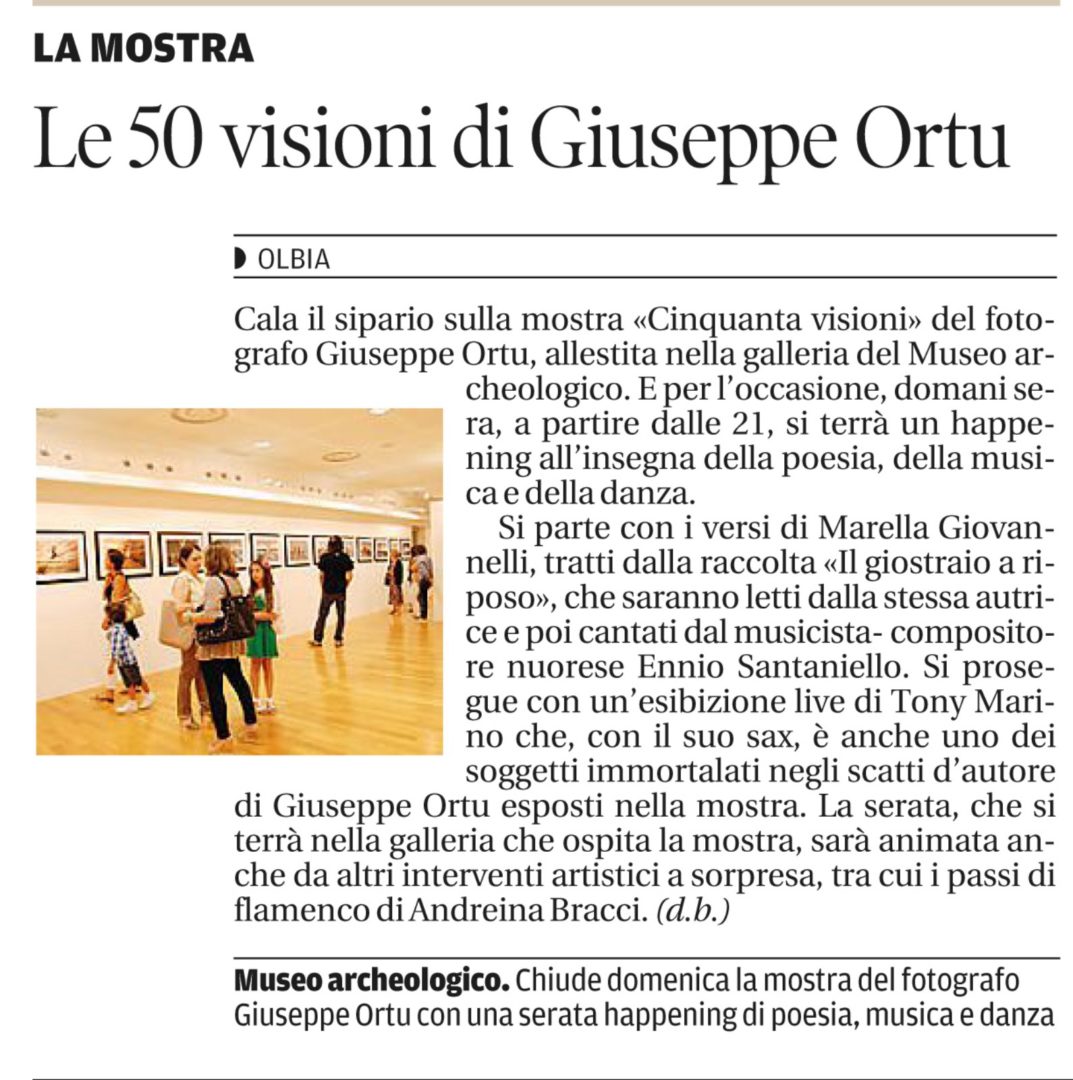 Le 50 Visioni di Giuseppe Ortu